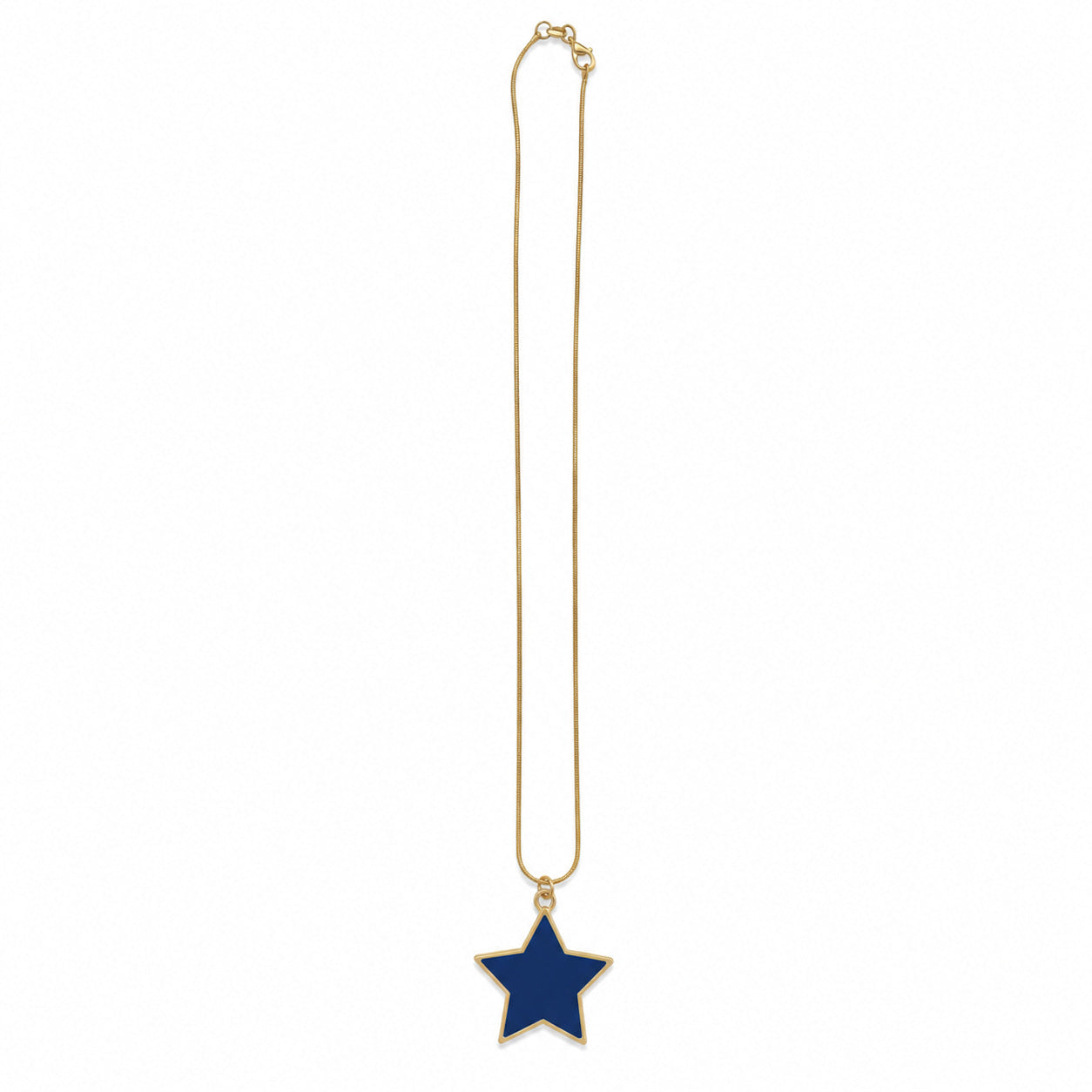 Blue Star Pendant Necklace