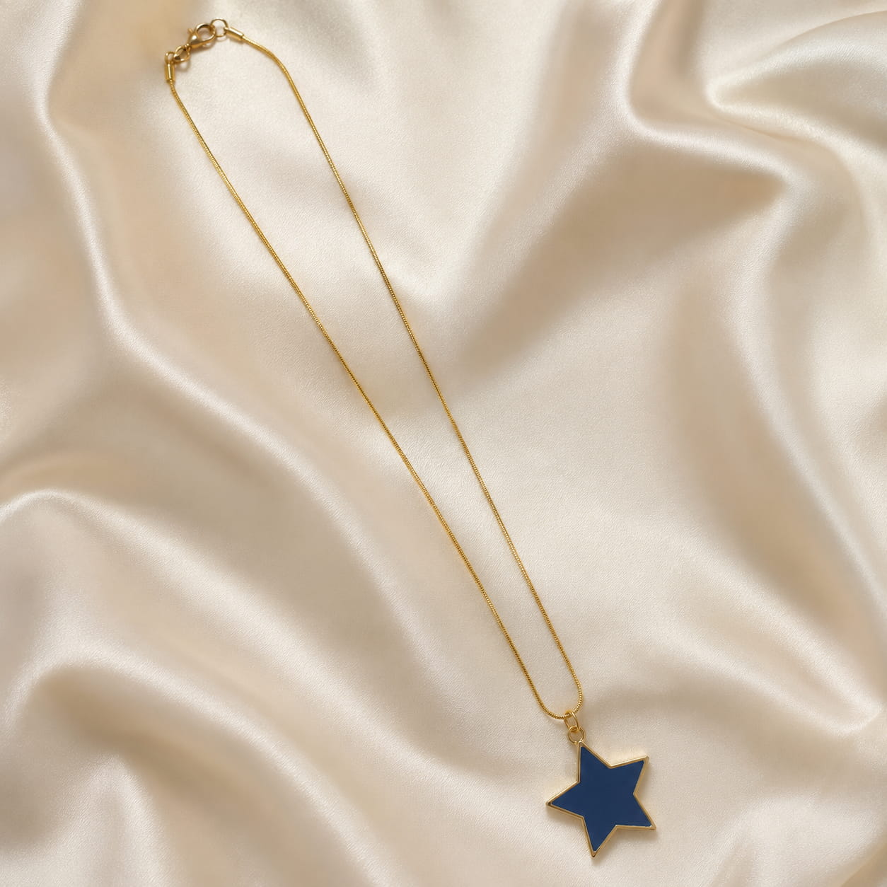 Blue Star Pendant Necklace